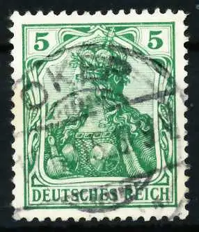 D-REICH K A Nr 70b zentrisch gestempelt 681E32