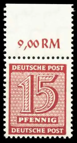 SBZ WESTSACHSEN Nr 133Xwa postfrisch ORA 659952