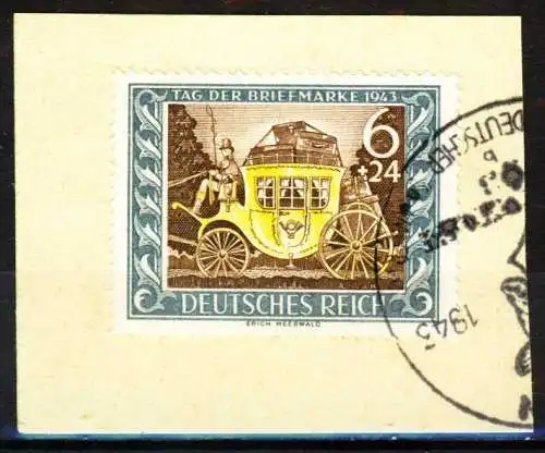 3. REICH 1943 Nr 828 gestempelt Briefst³ck zentrisch 21AAF6