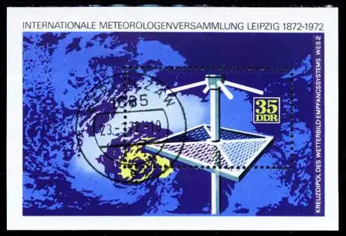 DDR BLOCK KLEINBOGEN Block 35 gestempelt 2C0032