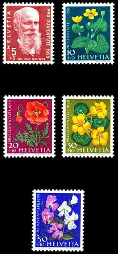 SCHWEIZ PRO JUVENTUTE Nr 687-691 postfrisch 515E96