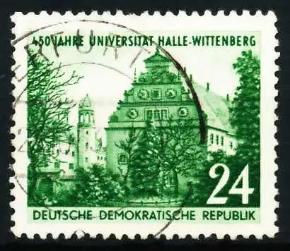 DDR 1952 Nr 318XI zentrisch gestempelt 5EF7E2