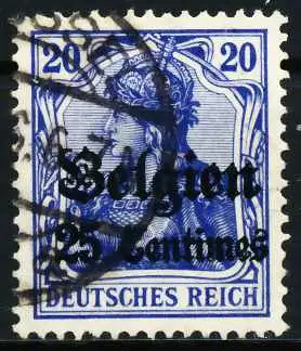 BES 1WK LP BELGIEN Nr 4II gestempelt 629B22