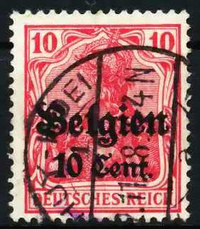 BES 1WK LP BELGIEN Nr 14cII gestempelt 629C5A