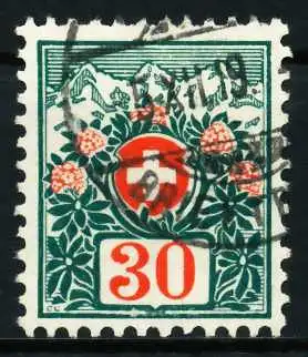 SCHWEIZ PORTO Nr 36a gestempelt 636A0A