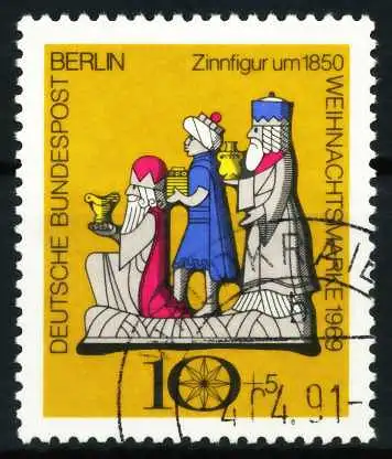 BERLIN 1969 Nr 352 zentrisch gestempelt 639AB6