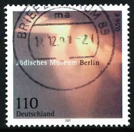 BRD 2001 Nr 2216 zentrisch gestempelt 648B02