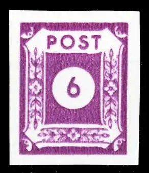 SOWJ.ZONE Nr 62auI postfrisch 655DFA