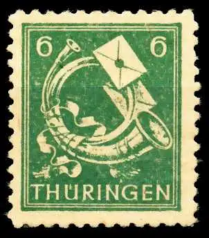 SBZ THÜRINGEN Nr 95AYdz2 postfrisch 667B96