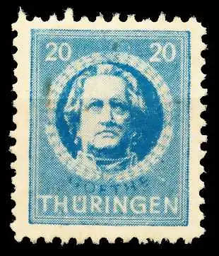SBZ THÜRINGEN Nr 98AYz1 postfrisch 67040A
