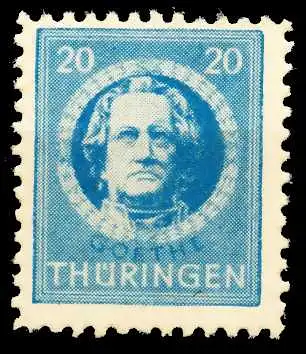 SBZ THÜRINGEN Nr 98AYz1 postfrisch 6705D2