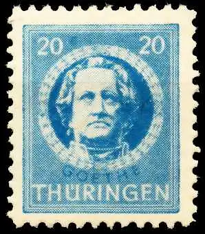 SBZ THÜRINGEN Nr 98AYz1 postfrisch 6706BE