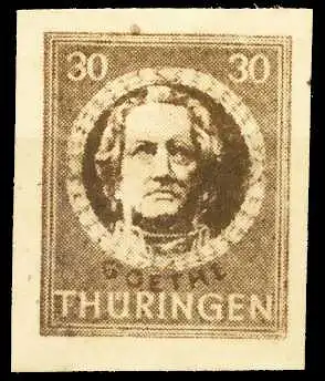 SBZ THÜRINGEN Nr 99BYaz2 postfrisch 67083A