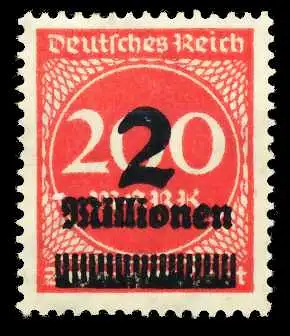 D-REICH INFLA Nr 309Aa postfrisch 6B45DE