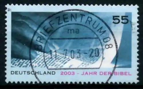 BRD 2003 Nr 2312 zentrisch gestempelt 6A174A