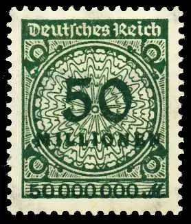 D-REICH INFLA Nr 321A postfrisch 6B481E