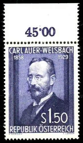 ÖSTERREICH 1954 Nr 1006 postfrisch ORA 336A22