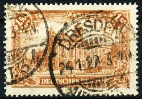 D-REICH INFLA Nr 114a zentrisch gestempelt 687312