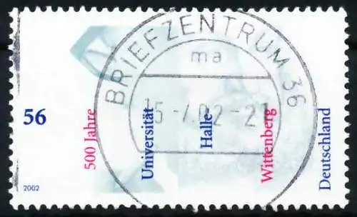 BRD 2002 Nr 2254 zentrisch gestempelt 64D152