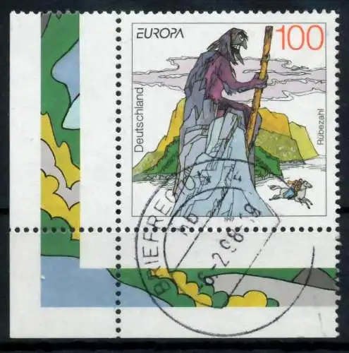 BRD BUND 1997 Nr 1916 zentrisch gestempelt ECKE-ULI 6AD55A