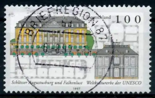 BRD 1997 Nr 1913 zentrisch gestempelt 6AD466