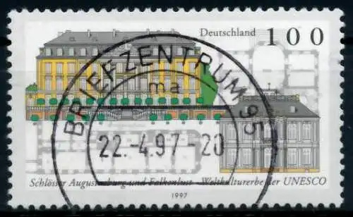 BRD 1997 Nr 1913 zentrisch gestempelt 6AD48E