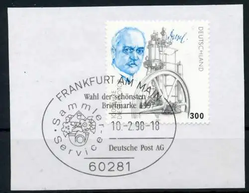 BRD 1997 Nr 1942 gestempelt Briefst³ck zentrisch 6B11C2