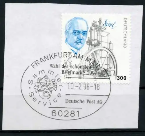BRD 1997 Nr 1942 gestempelt Briefst³ck zentrisch 6B127E