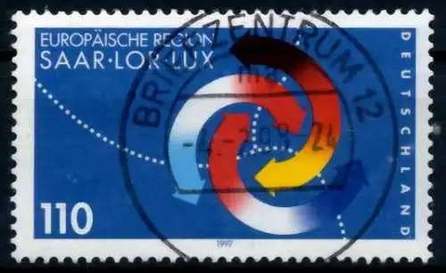 BRD 1997 Nr 1957 zentrisch gestempelt 6B1486