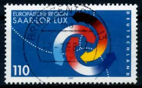 BRD 1997 Nr 1957 zentrisch gestempelt 6B14C2