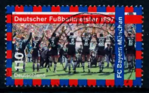 BRD 1997 Nr 1958 zentrisch gestempelt 6B152A