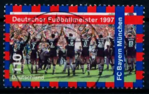 BRD 1997 Nr 1958 zentrisch gestempelt 6B1526