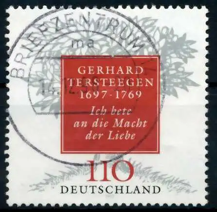 BRD 1997 Nr 1961 zentrisch gestempelt 6B1592