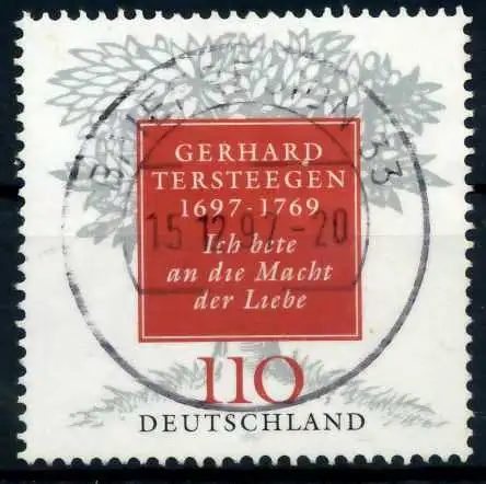 BRD 1997 Nr 1961 zentrisch gestempelt 6B15D2