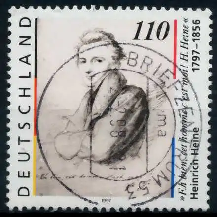 BRD 1997 Nr 1962 zentrisch gestempelt 6B166E