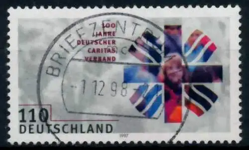 BRD 1997 Nr 1964 zentrisch gestempelt 6B1692