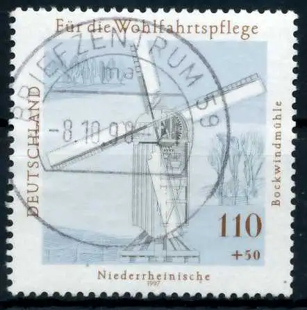 BRD 1997 Nr 1950 zentrisch gestempelt 6B12FE