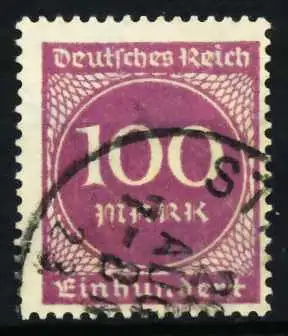 D-REICH INFLA Nr 268b gestempelt 6B41BA