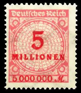 D-REICH INFLA Nr 317A postfrisch 6B475A