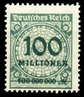 D-REICH INFLA Nr 322AP postfrisch 6B4842