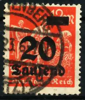 D-REICH INFLA Nr 280 zentrisch gestempelt 6B4446