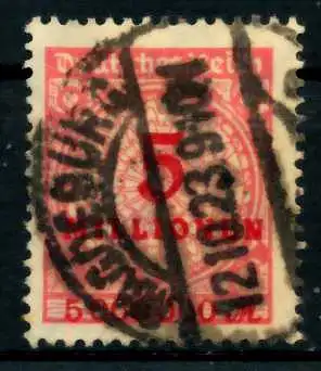 D-REICH INFLA Nr 317A zentrisch gestempelt 6B6956