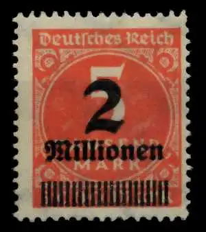 D-REICH INFLA Nr 312Aa postfrisch 6B69FA