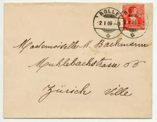 SCHWEIZ 1907 Nr 98 BRIEF EF 6B6AE2