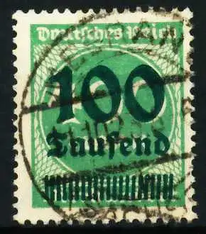 D-REICH INFLA Nr 290 zentrisch gestempelt 6B44EE