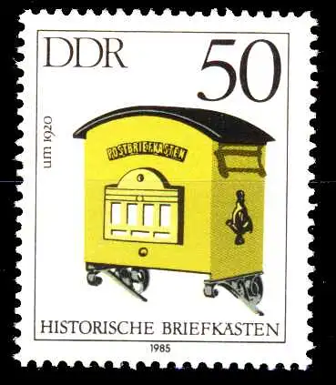 DDR 1985 Nr 2927 postfrisch SB0E006