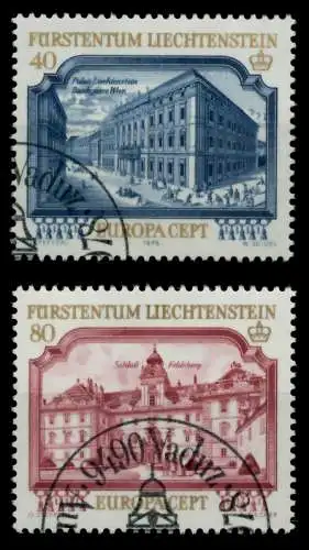 LIECHTENSTEIN 1978 Nr 692-693 gestempelt SB4E1B2