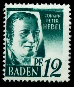 FZ BADEN 1. AUSGABE SPEZIALISIERT Nr 4yvI postfrisch 6C0B1E