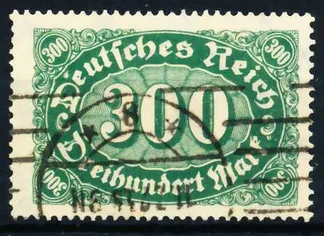 D-REICH INFLA Nr 249 zentrisch gestempelt 6B1802