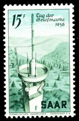 SAARLAND 1956 Nr 369 postfrisch 432A8A